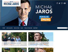 Tablet Screenshot of michaljaros.pl